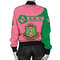 Personalised AKA Sorority Bomber Jacket - Ver. Pink - Simple Style, African Bomber Jacket For Men Women