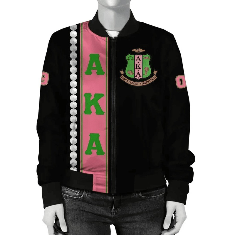 AKA Sorority Pearl Bomber Jacket - Cato Style, African Bomber Jacket For Men Women
