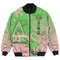 AKA Sorority Letters Pattern Bomber Jackets, African Bomber Jacket For Men Women