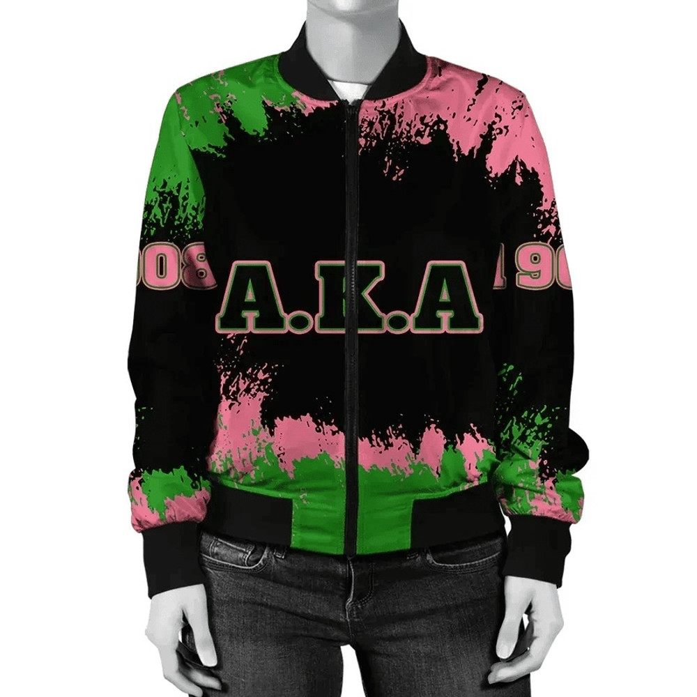 AKA Sorority Bomber Jacket - Face Style, African Bomber Jacket For Men Women