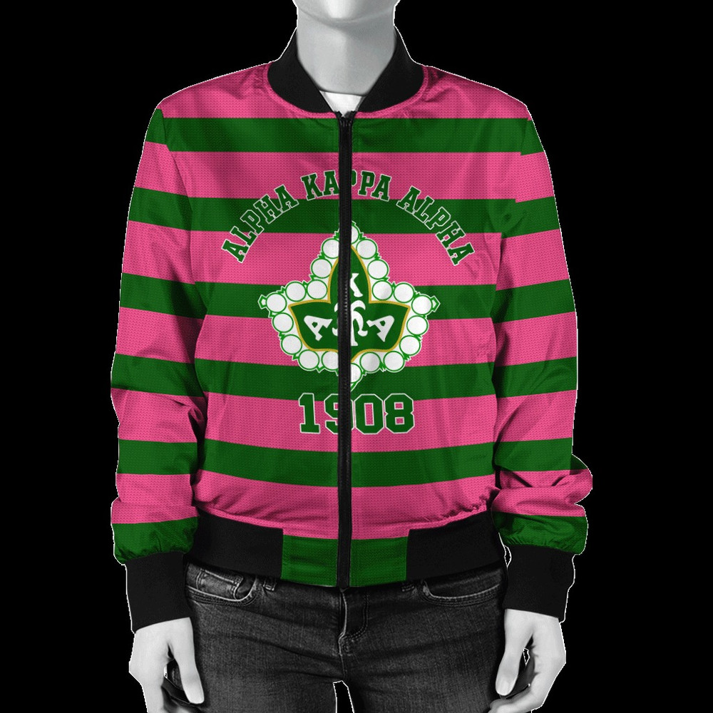 Lux AKA Sorority Straight Line Bomber Jacket, African Bomber Jacket For Men Women
