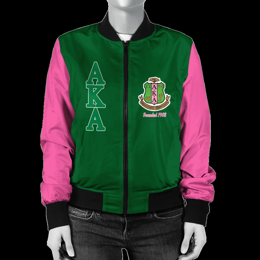 AKA Sorority John Style Bomber Jacket, African Bomber Jacket For Men Women