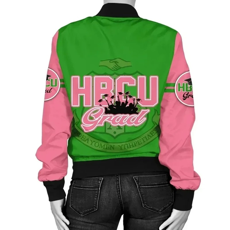 AKA Sorority HBCU Grad Bomber Jacket, African Bomber Jacket For Men Women