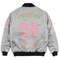 Custom AKA Sorority Silver, African Bomber Jacket For Men Women