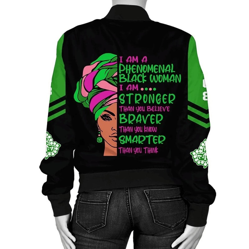 AKA Sorority PHENOMENAL BOMBER JACKET, African Bomber Jacket For Men Women