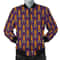 Kente Cloth - Blue Akan Bomber Jacket, African Bomber Jacket For Men Women