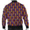 Kente Cloth - Blue Akan Bomber Jacket, African Bomber Jacket For Men Women