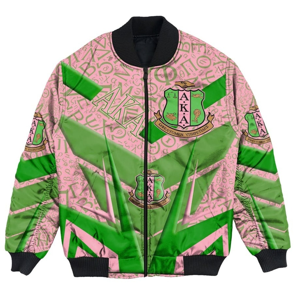 AKA Sporty Style Bomber Jackets, African Bomber Jacket For Men Women