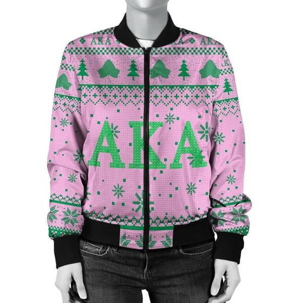 Christmas AKA Sorority Bomber Jacket, African Bomber Jacket For Men Women