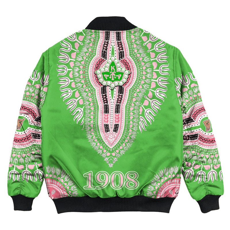 AKA Sorority Dashiki Bomber Jackets, African Bomber Jacket For Men Women