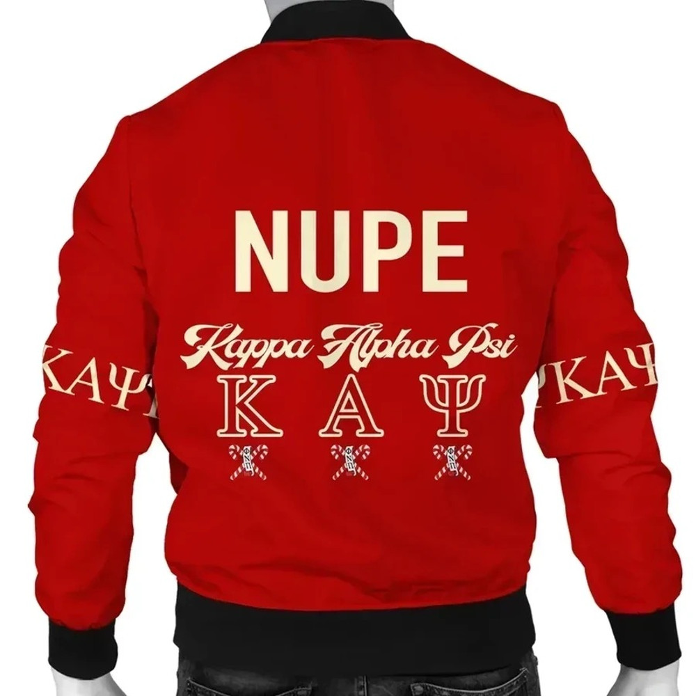 Red Kap Nupe Bomber Jacket, African Bomber Jacket For Men Women