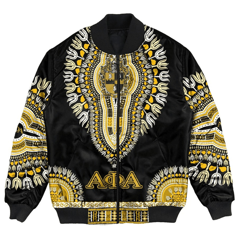 Alpha Phi Alpha Dashiki Bomber Jackets, African Bomber Jacket For Men Women