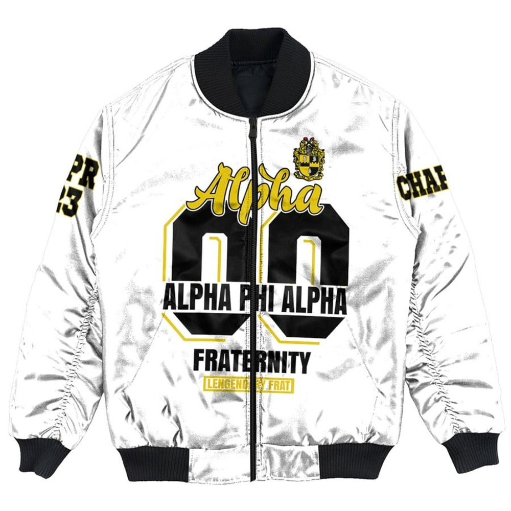 Alpha Phi Alpha Fraternity and Sphinx, African Bomber Jacket For Men Women