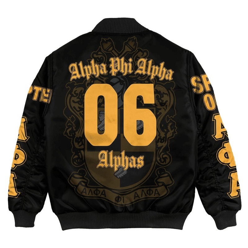 Alpha Phi Alpha - Mu Phi Lambda Bomber Jacket, African Bomber Jacket For Men Women
