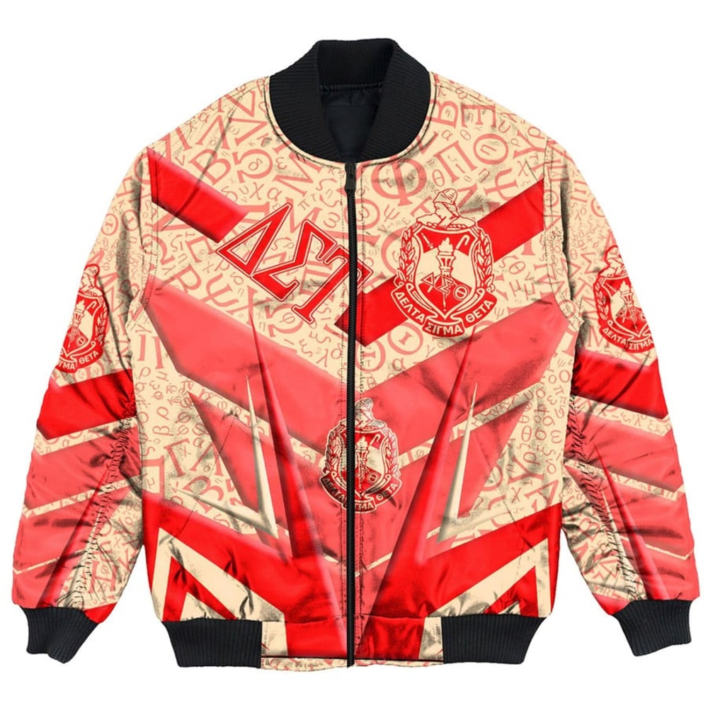Delta Sigma Theta Sporty Style Bomber Jackets, African Bomber Jacket For Men Women