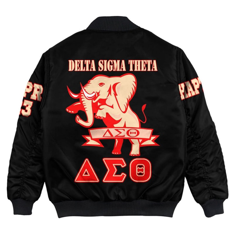 Custom Delta Sigma Theta Elephants Style Style, African Bomber Jacket For Men Women