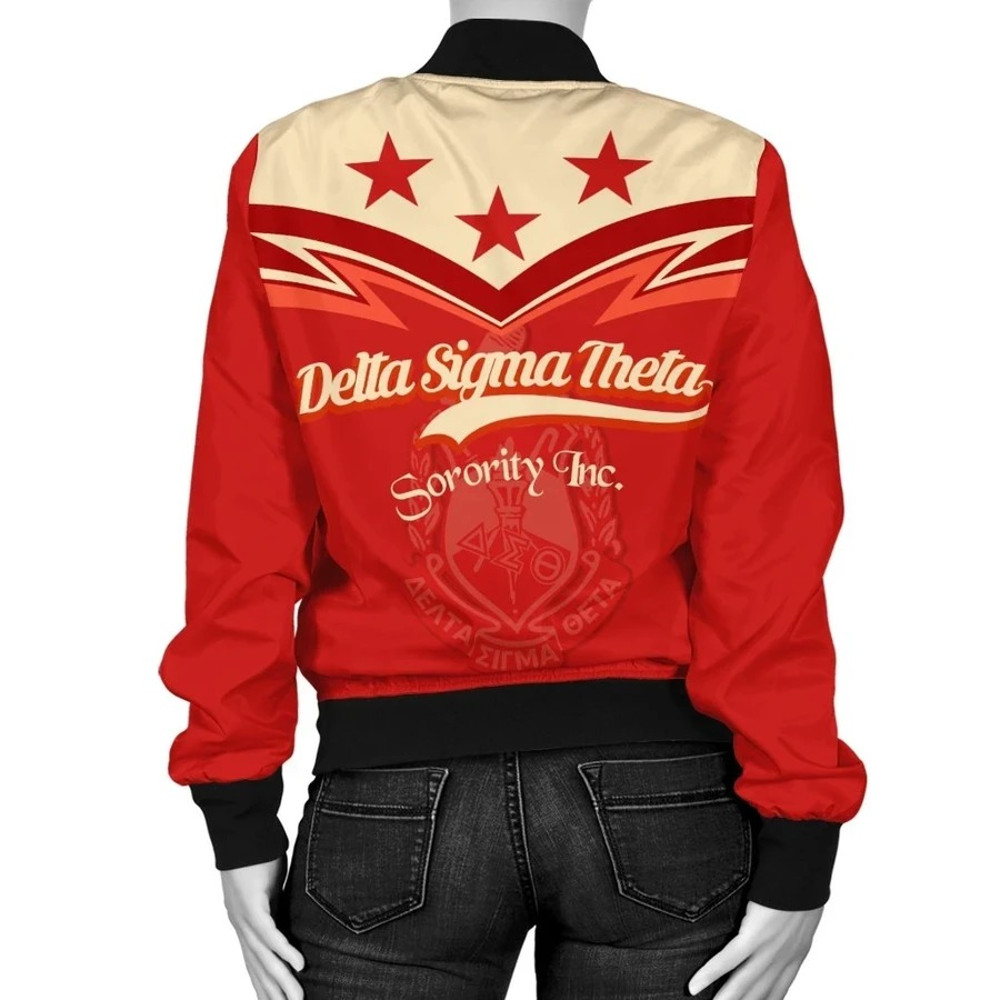 Original Delta Sigma Theta Bomber Jacket - Zig Zag style, African Bomber Jacket For Men Women