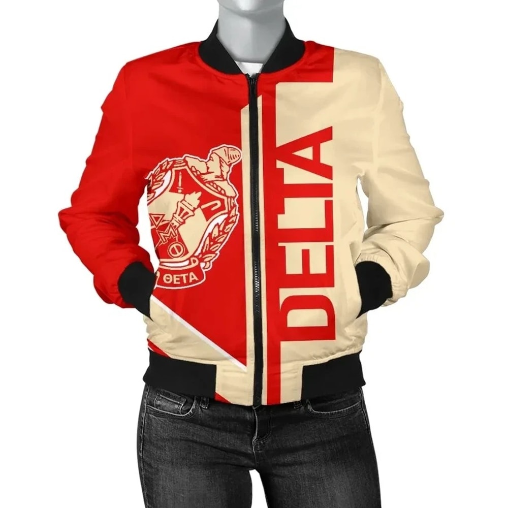 Delta Sigma Theta Half Concept Bomber, African Bomber Jacket For Men Women