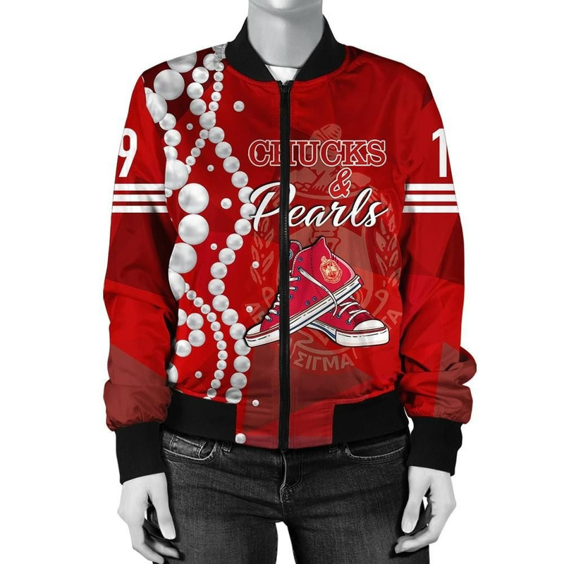 Delta Sigma Theta K.H Pearls Bomber Jacket, African Bomber Jacket For Men Women