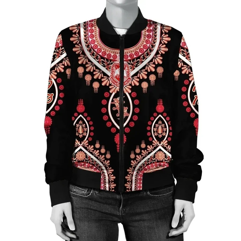 Delta Sigma Theta Soro Dashiki Bomber Jacket, African Bomber Jacket For Men Women