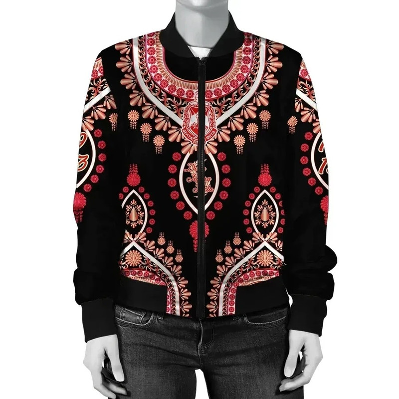 Delta Sigma Theta Soro Dashiki Bomber Jacket, African Bomber Jacket For Men Women