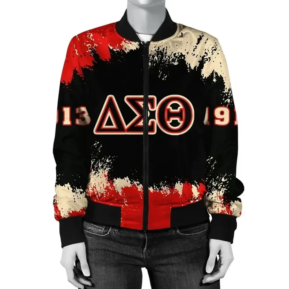 Delta Sigma Theta Bomber Jacket Face Style, African Bomber Jacket For Men Women