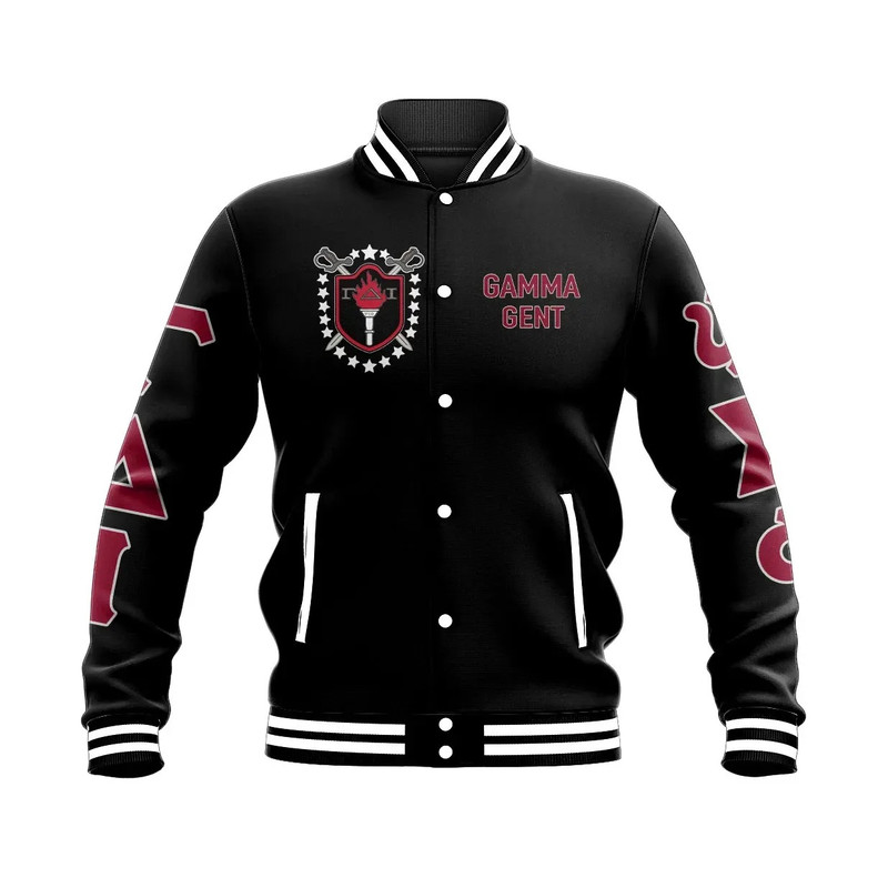 Gamma Delta Iota 1974 Baseball Jacket, African Baseball Jacket For Men Women