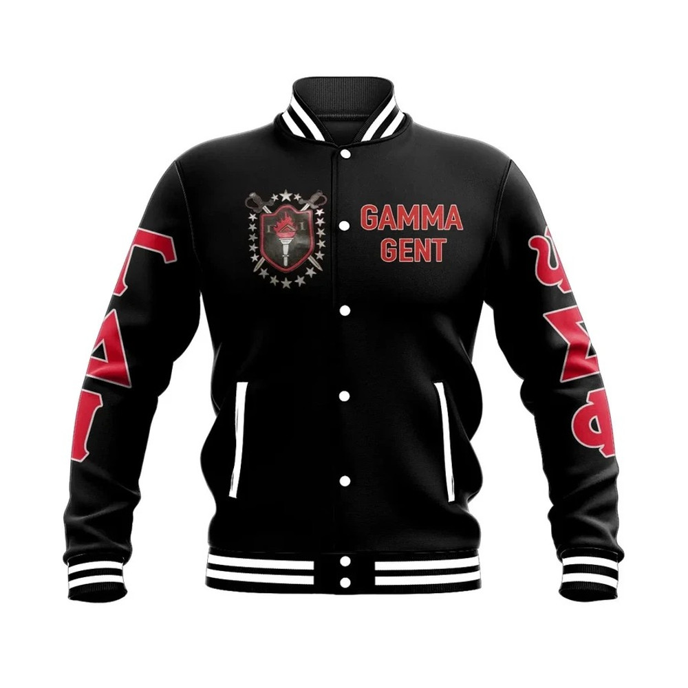 Gamma Delta Iota Style Baseball Jacket, African Baseball Jacket For Men Women