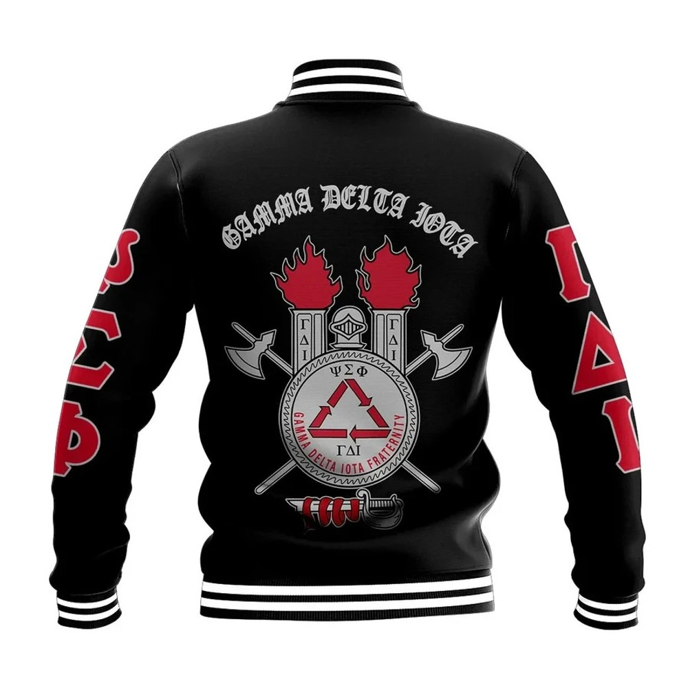 Gamma Delta Iota Style Baseball Jacket, African Baseball Jacket For Men Women