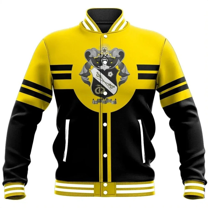 Extra Style Sigma Nu Baseball Jacket, African Baseball Jacket For Men Women