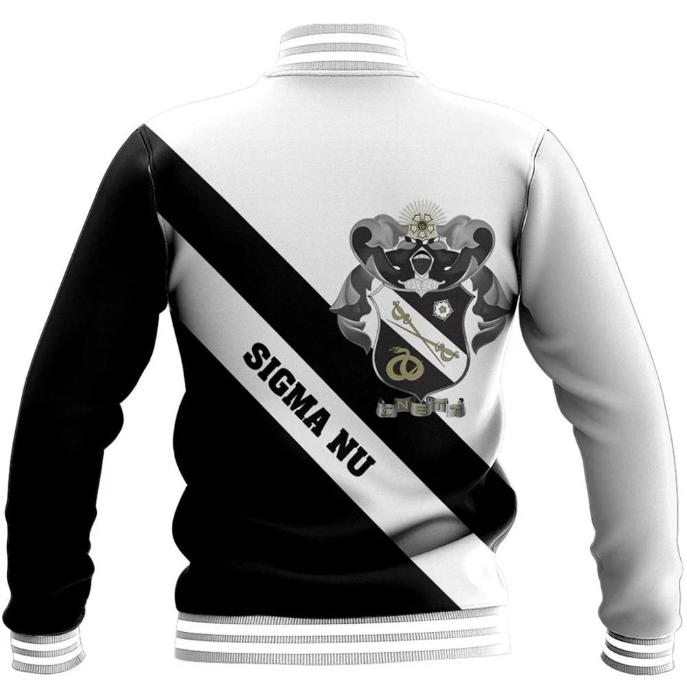 Tech Style Tech Style Sigma Nu Baseball Jacket, African Baseball Jacket For Men Women