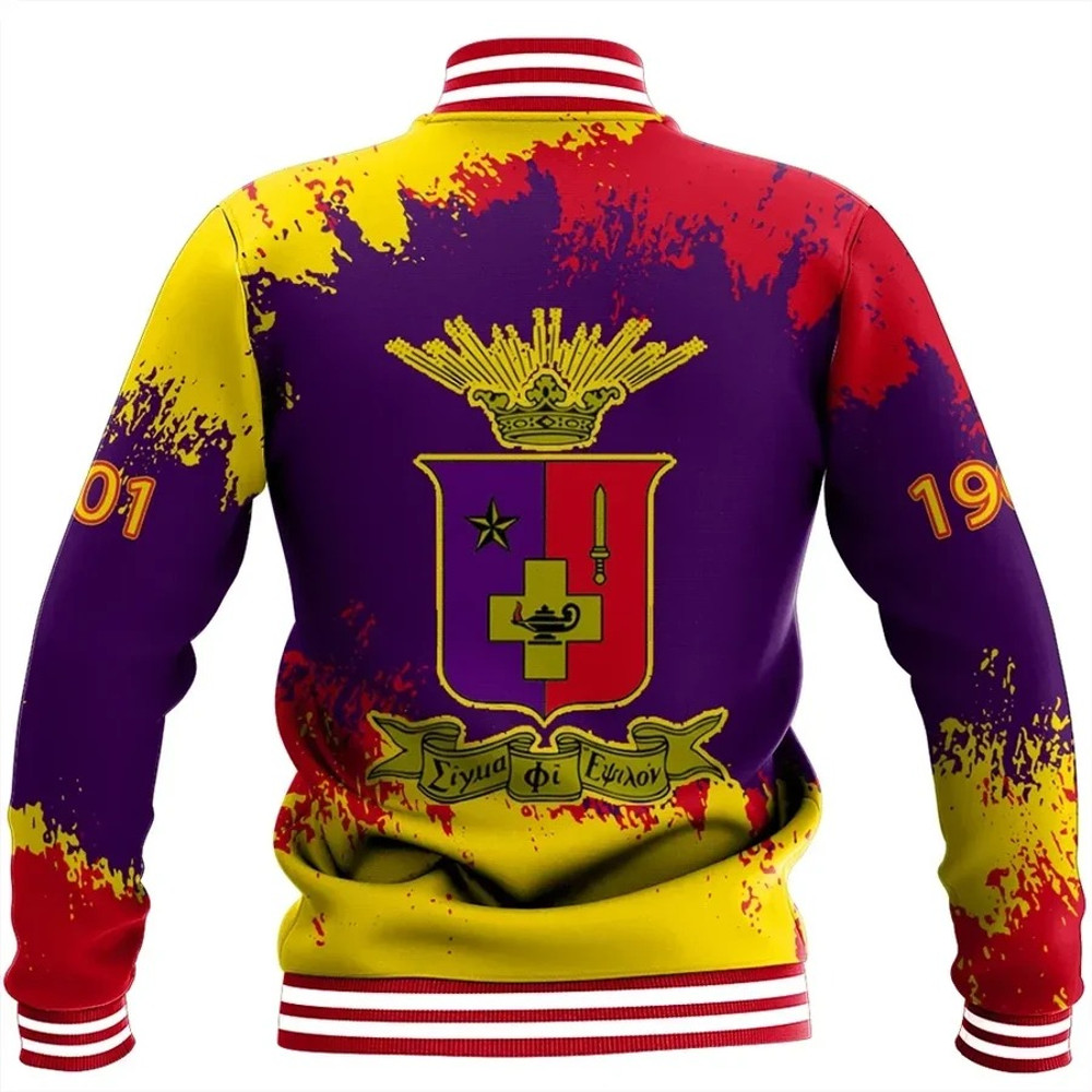 Sigma Phi Epsilon Baseball Jacket, African Baseball Jacket For Men Women