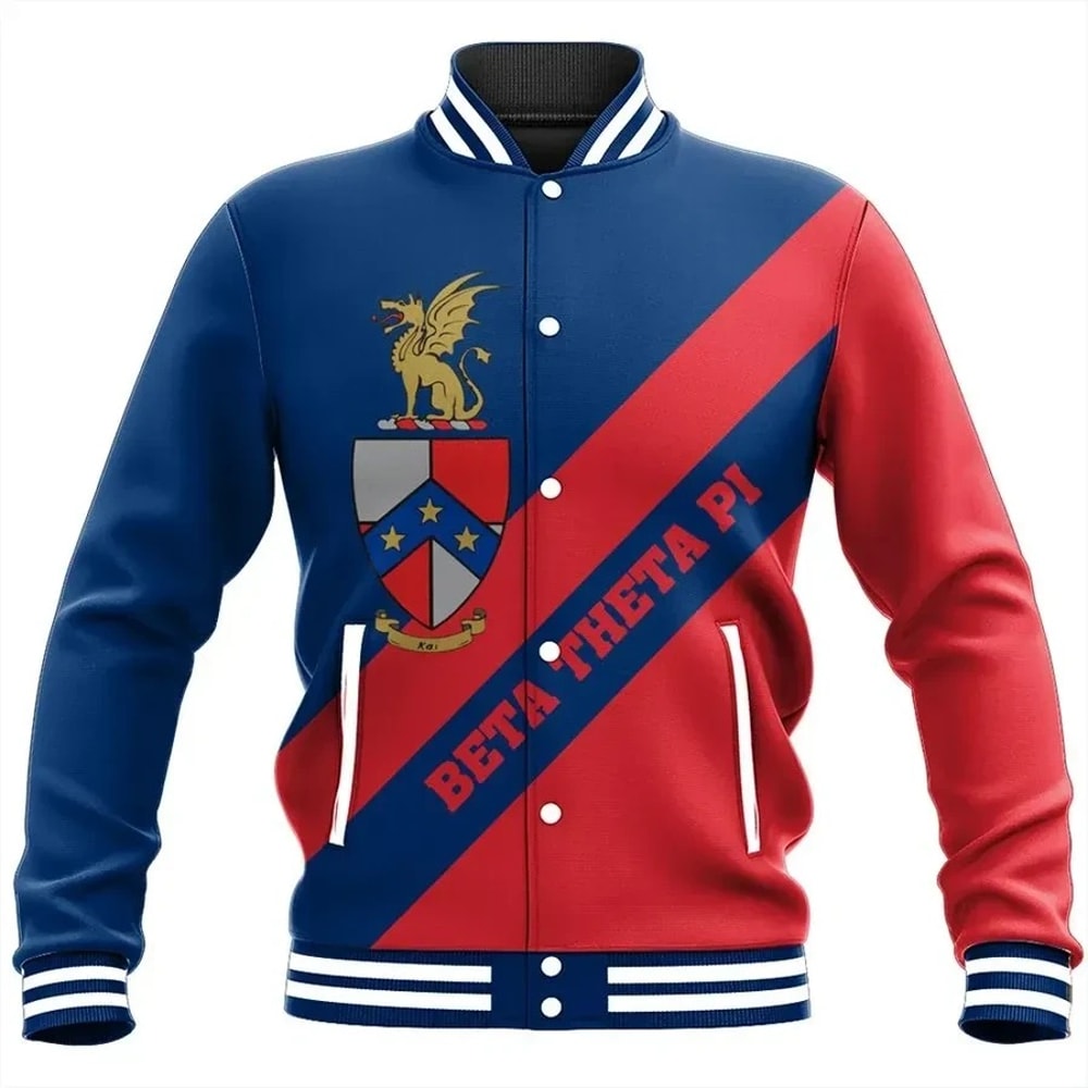 Tech Style Tech Style Beta Theta Pi Baseball Jacket, African Baseball Jacket For Men Women
