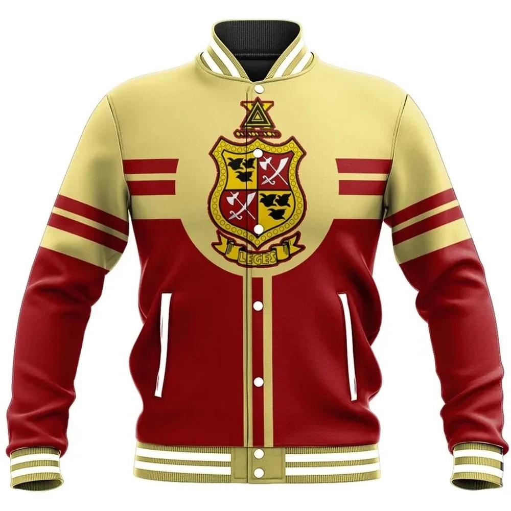 Extra Style Delta Chi Baseball Jacket, African Baseball Jacket For Men Women