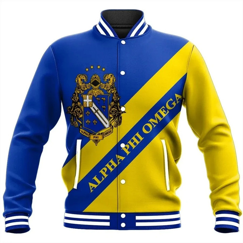 Tech Style Tech Style Alpha Phi Omega Baseball Jacket, African Baseball Jacket For Men Women