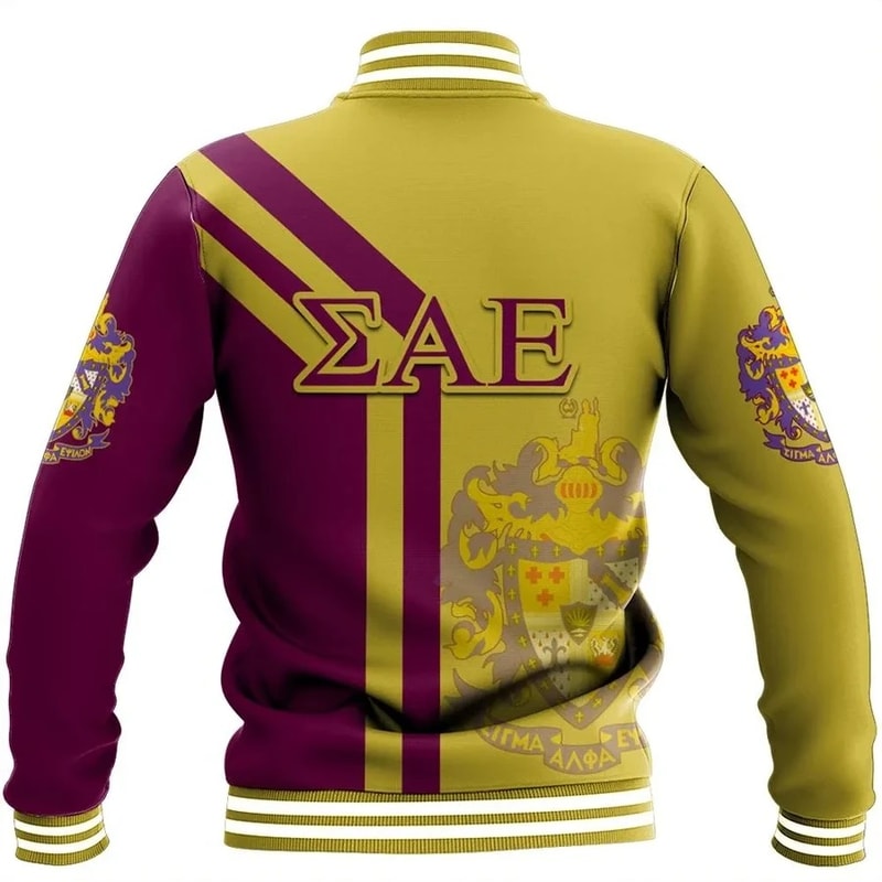 Alva Sigma Alpha Epsilon Baseball Jacket, African Baseball Jacket For Men Women