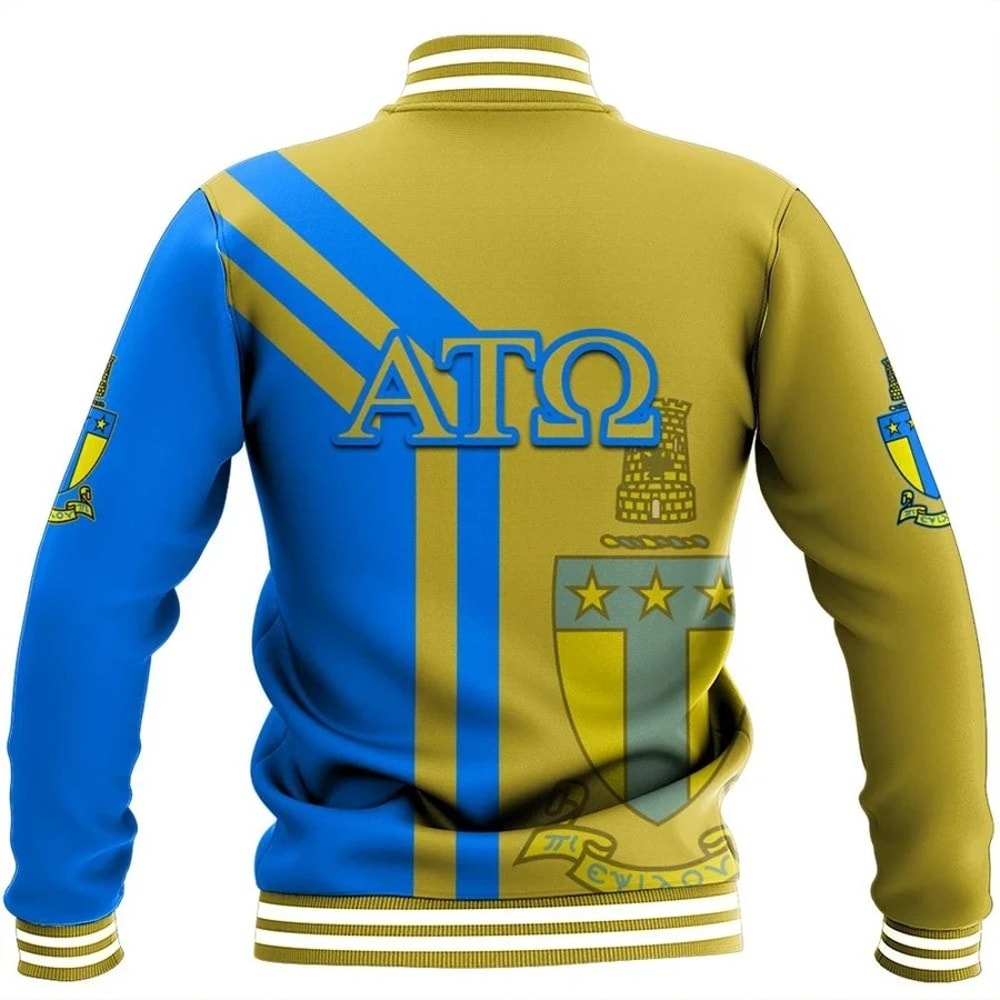 Alva Alpha Tau Omega Baseball Jacket, African Baseball Jacket For Men Women