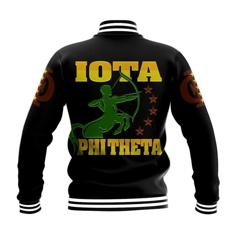 Iota Phi Theta Letters Baseball Jacket, African Baseball Jacket For Men Women