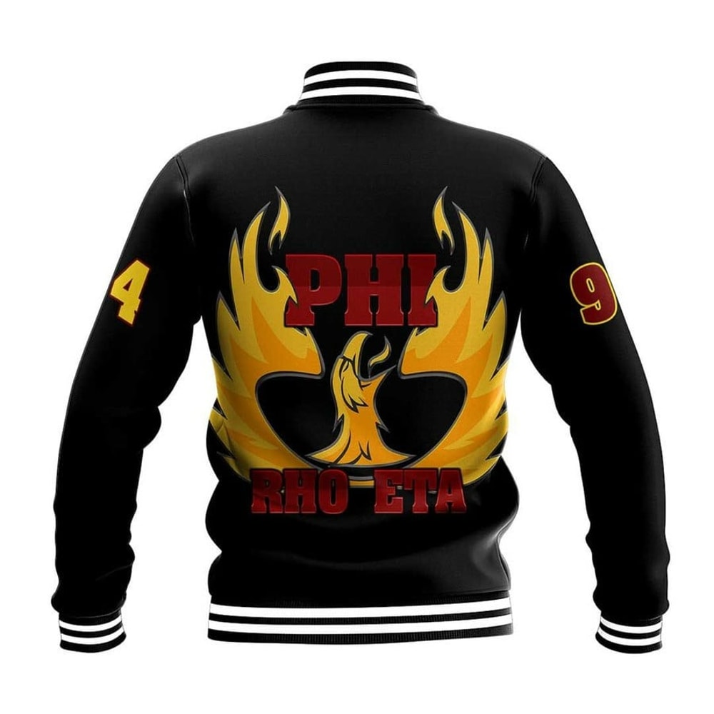 Phi Rho Eta Letters Baseball Jacket, African Baseball Jacket For Men Women