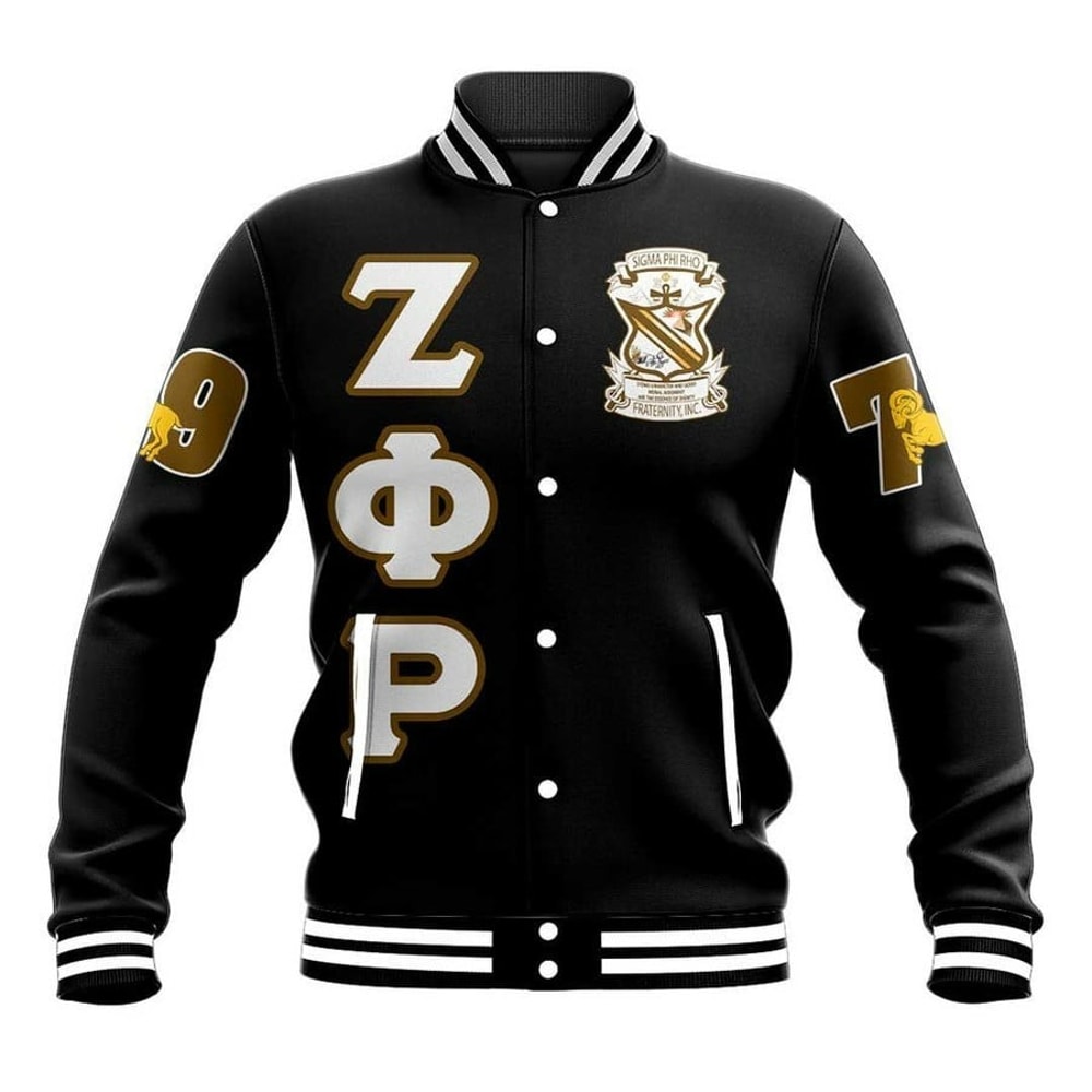 Sigma Phi Rho Letters Baseball Jacket, African Baseball Jacket For Men Women