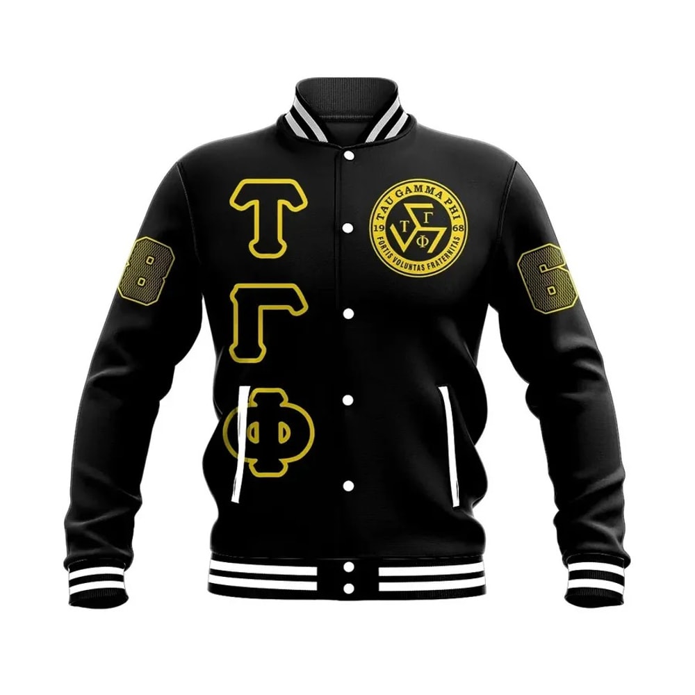 Tau Gamma Phi Letters Baseball Jacket, African Baseball Jacket For Men Women