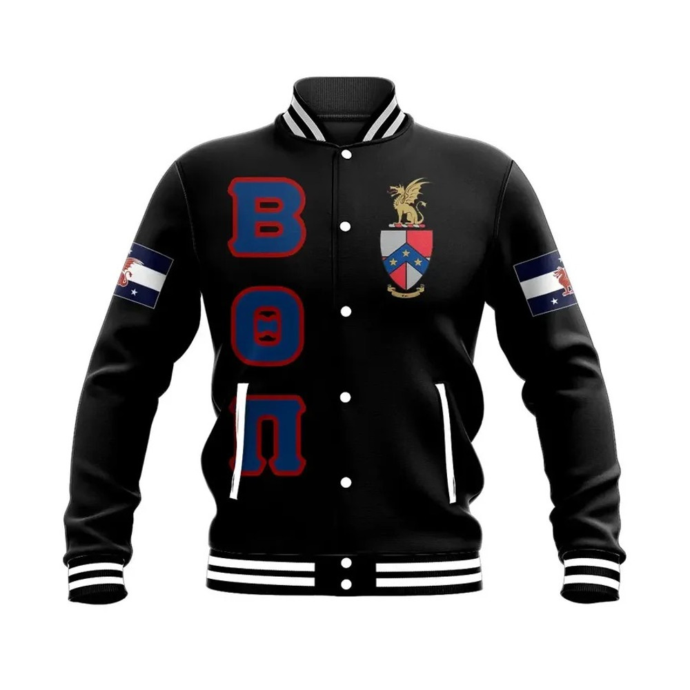 Beta Theta Pi Letters Baseball Jacket, African Baseball Jacket For Men Women