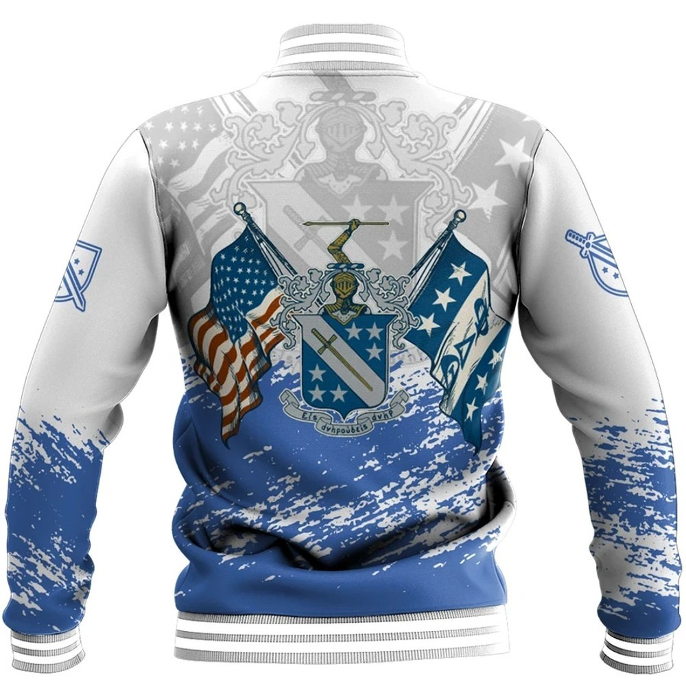 Phi Delta Theta Duo Flags Baseball Jacket, African Baseball Jacket For Men Women