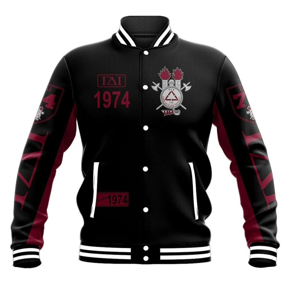 Gamma Delta Iota Frat 1974 Baseball Jacket, African Baseball Jacket For Men Women