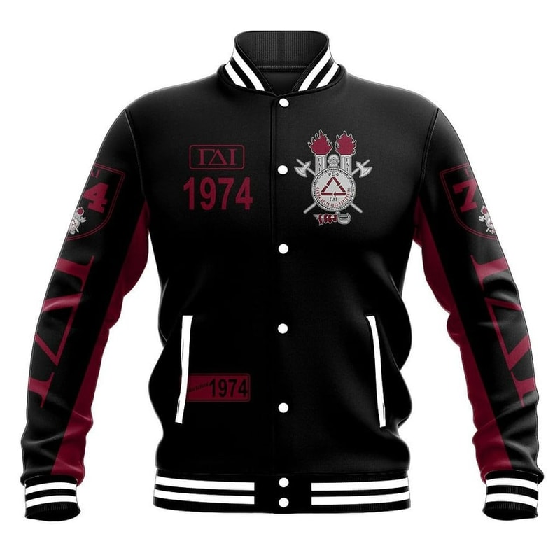 Gamma Delta Iota Frat 1974 Baseball Jacket, African Baseball Jacket For Men Women