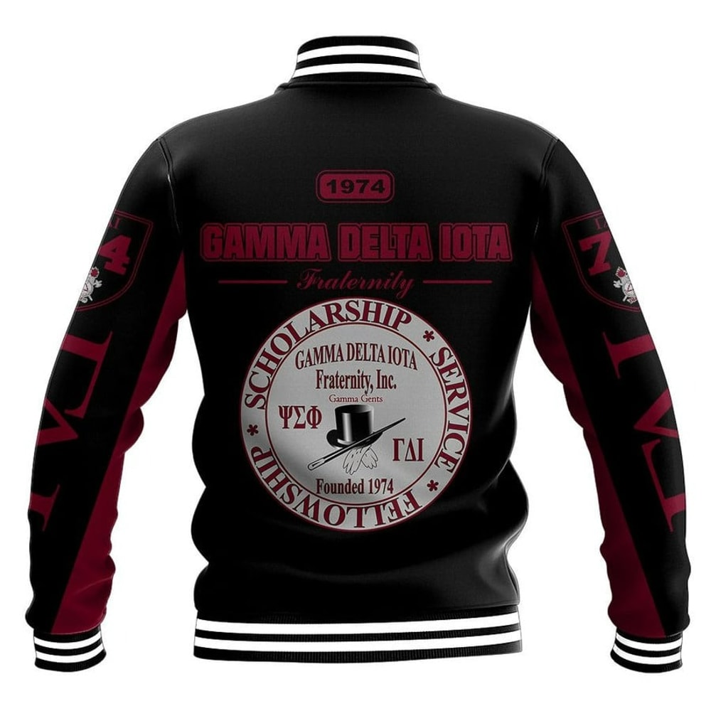 Gamma Delta Iota Frat 1974 Baseball Jacket, African Baseball Jacket For Men Women