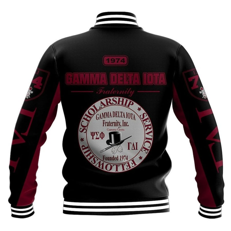 Gamma Delta Iota Frat 1974 Baseball Jacket, African Baseball Jacket For Men Women