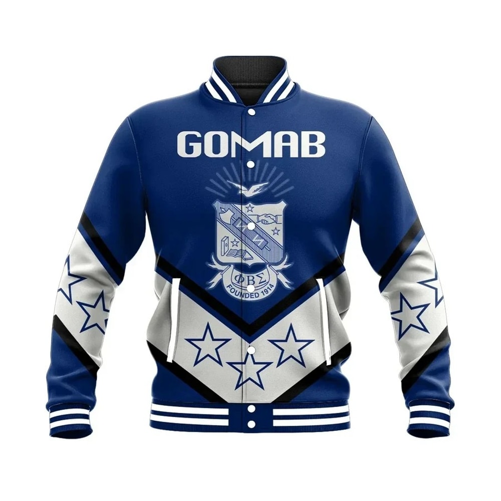 Stars Phi Beta Sigma Baseball Jacket, African Baseball Jacket For Men Women