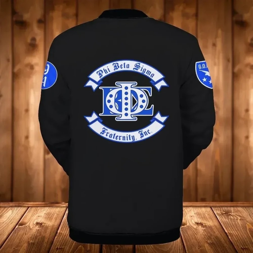 PBS Phi Beta Sigma Fraternity Inc Baseball Jacket, African Baseball Jacket For Men Women