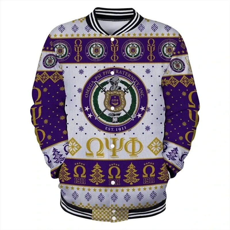 Lux Omega Psi Phi Since 1911 Baseball Jacket, African Baseball Jacket For Men Women